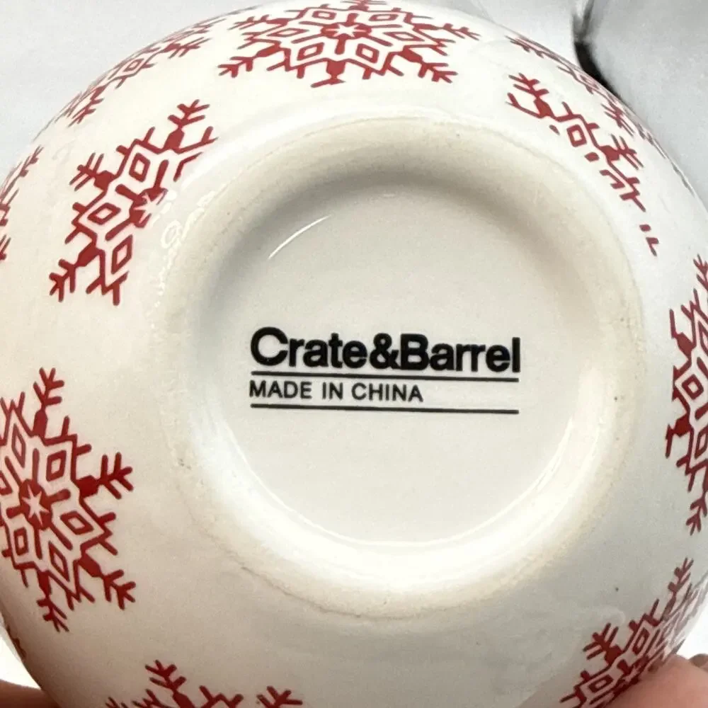 Crate and Barrel there are